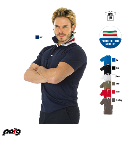Polo in jersey ITALIA